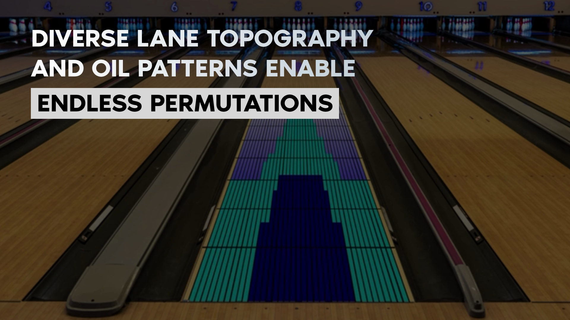 Diverse Lane Topography And Oil Patterns Enable Endless Permutations
