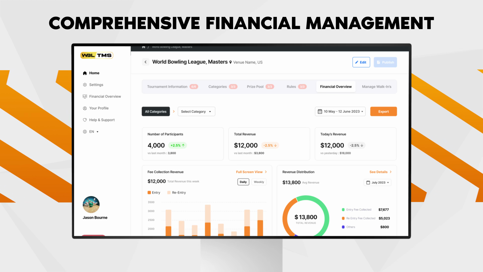 Streamlined Financial Management for Tournaments